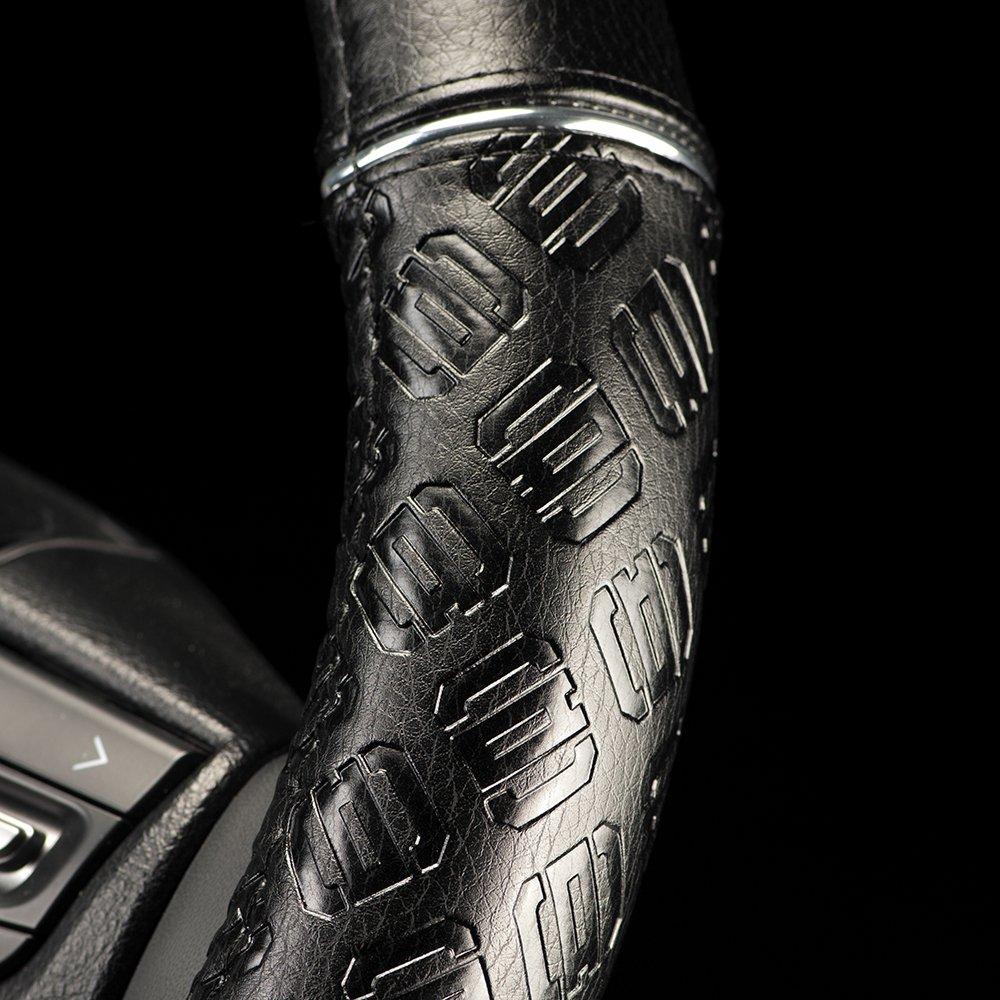 GALSON DAD Steering Wheel Monogram Size and This PU Leather Steering Wheel Cover Provides Excellent Grip and Performance for Long Drives and Suitable