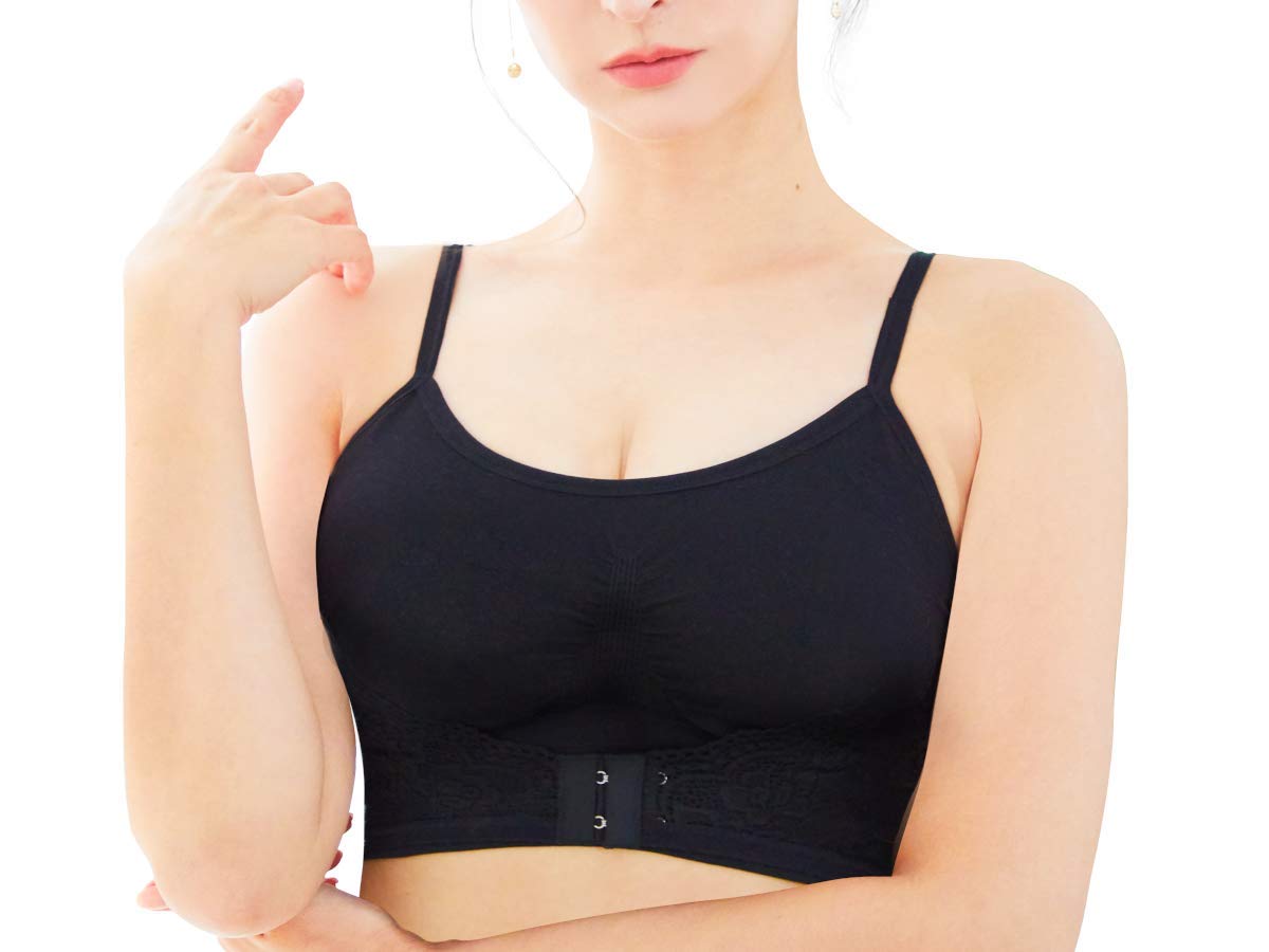 

корректирующий L Cellnote ночной красивый бюст и мягкий и удобный [Ночной бюстгальтер, бюстгальтер для увеличения груди, размер бюстгальтера] бюстгальтер, преображение, без косточек чёрный