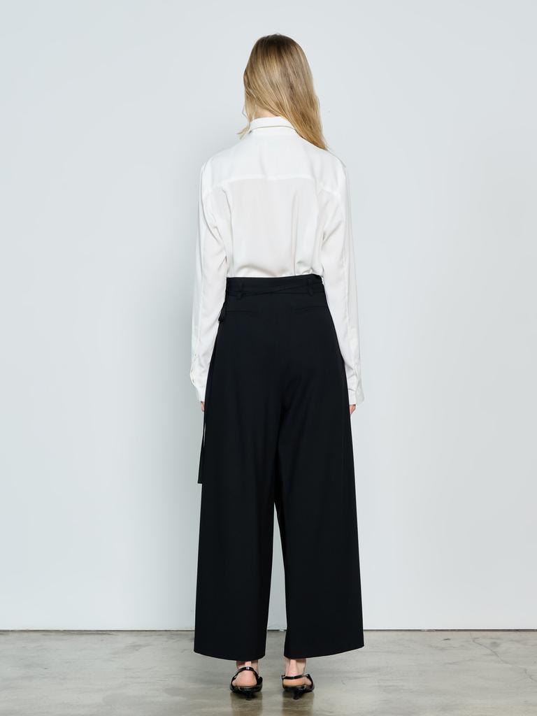 TOSE Wrap Wide Pants Black