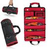 Multi Pocket Tool Roll Organizer Hanging Portable Tool Bag for Mechanic Electrician Motorcycle Truck