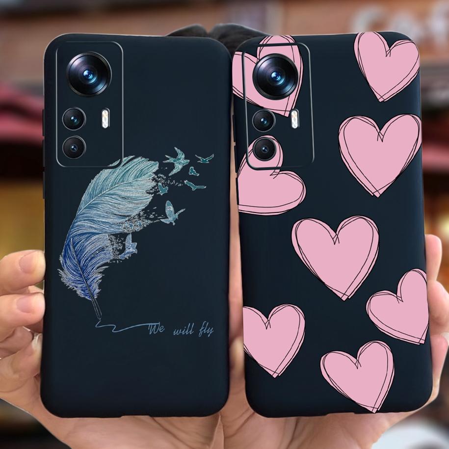 For Xiaomi 12T Pro Case 2022 Cute Sunflower Pretty Girls Cover Silicone Soft Phone Case For Xiaomi Mi12T Mi 12T Pro Cover Bumper