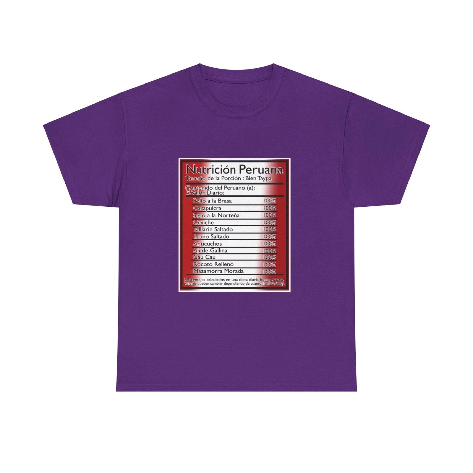 

Peruvian Food Lover Unisex Tee, Foodie Shirt, Peru Cuisine T-Shirt, Culinary 2XL