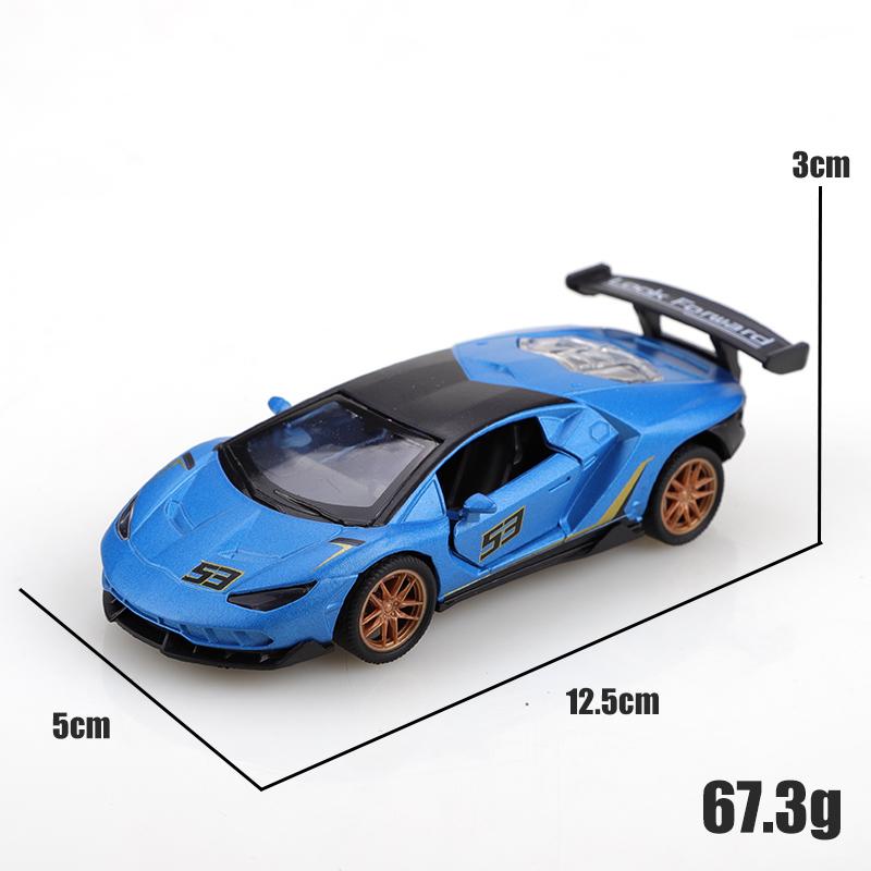 Verpackt 1.36 Legierung Svj Racing Track Pull-Back Auto, Legierung Racing Track Pull-Back Spielzeugauto, Cooles Kinderspielzeug, Legierung Pull-Back Spielzeug