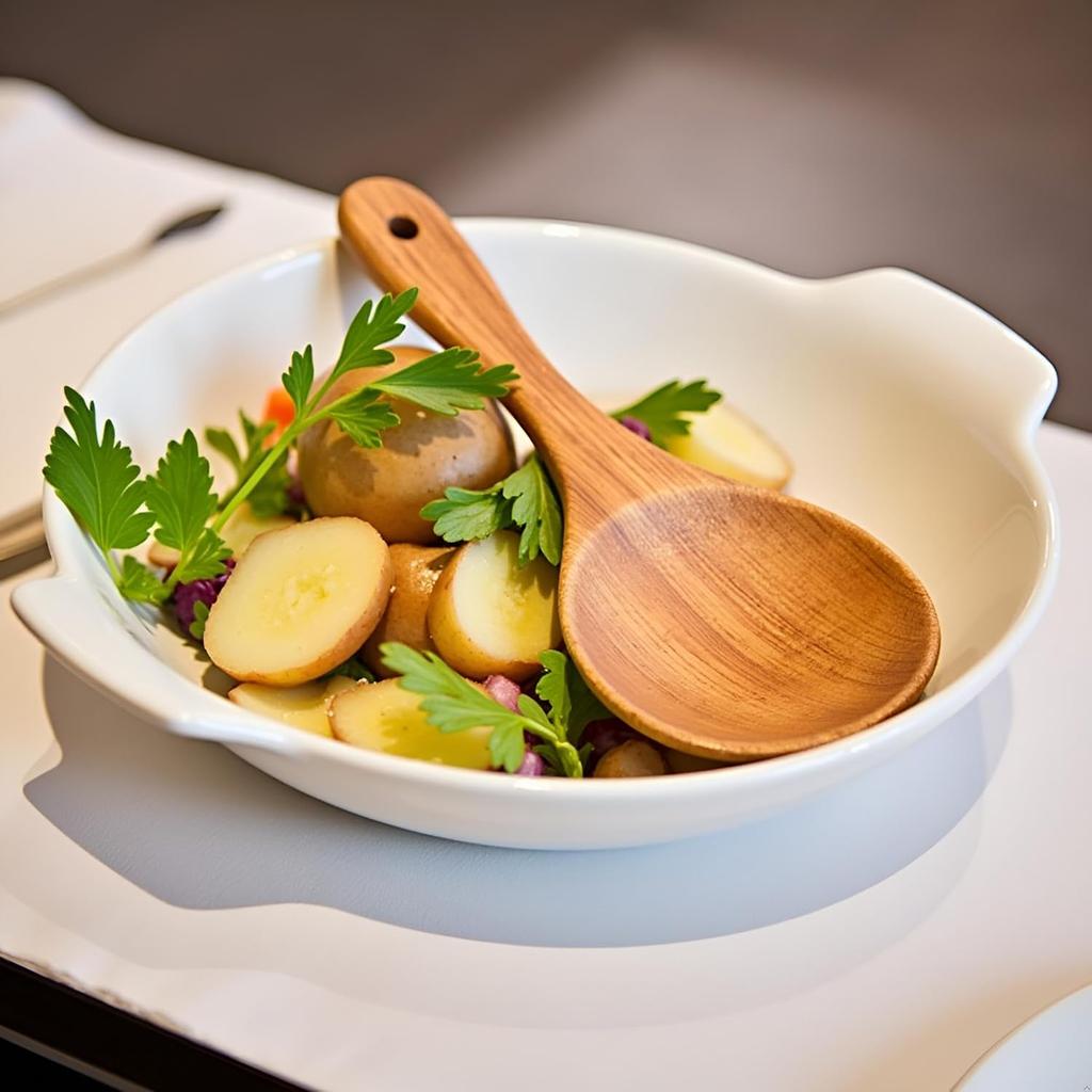 Natural Wooden Rice Spoon Non-stick Wooden Rice Paddle Rice Scooper Rice Serving Spoon Rice Spatula for Rice Potato Salads,7 inch Serving Utensils