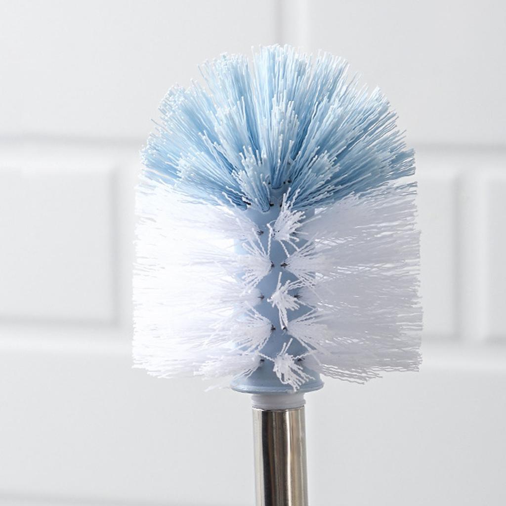 Toilet Cleaning Brush Stainless Steel Long Handle Sanitary Toilet Bowl Brush Bathroom Scrubber for Household