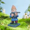 Nouvelle Sculpture Figurative Intérieur Extérieur Maison Jardin Décor Décoration Jardin Gnome de Jardin Drôle Statue Résine Bureau Ornement de Pelouse