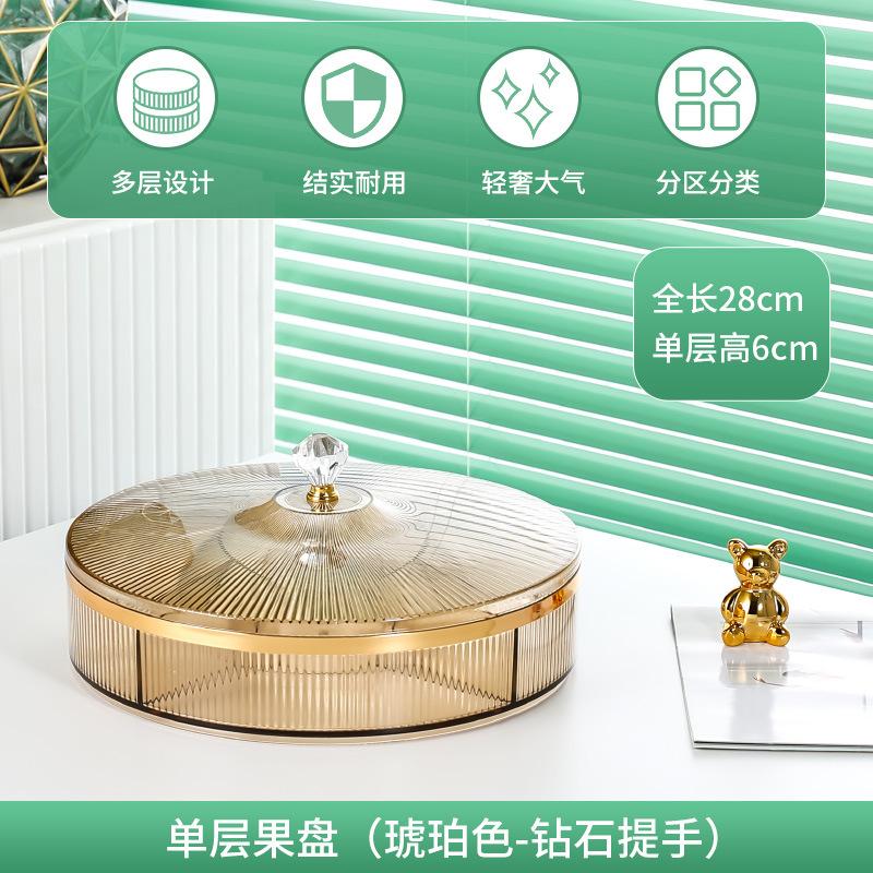Plastic Dried Fruit Box Candy Box Fruit Plate Snack Plate Refreshment Tray Food Storage Box Cake Plates Storage Bins Organizer
