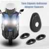 4pcs Motorcycle Front/Rear Turn Signals Indicator Adapter Spacers for YAMAHA FZ1 FZ6 FZ8 FZ16 XJ6 XSR 700/900 MT-09 Tracer
