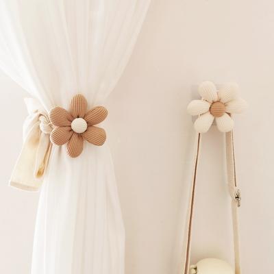3D Flower Curtain Ties Car Curtain Ties Decorative Ties Bundle Rope Children's Room Decoration