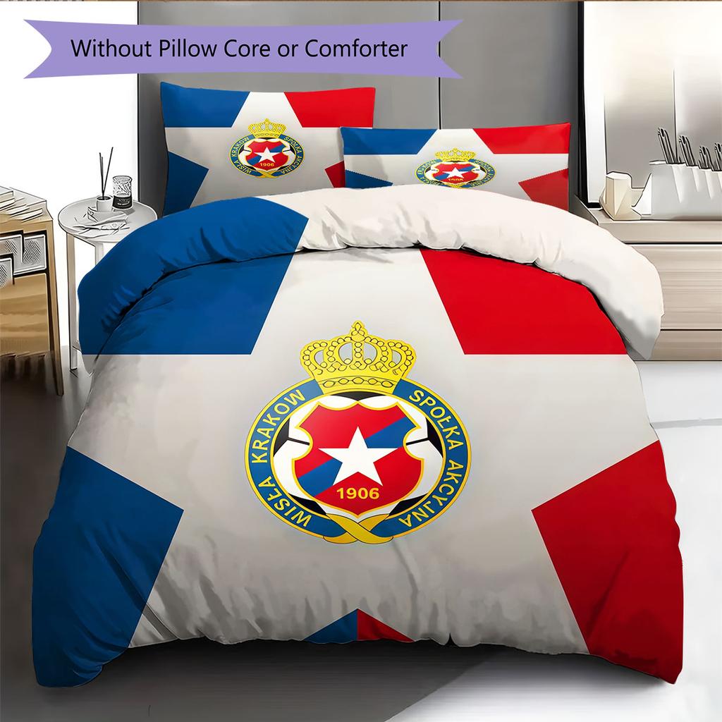 Wisła Poster Bedding Quilt Set Quilt Cover Pillowcase Home Decoration Birthday Gift (1 * Duvet Cover + 2 * Pillowcase, Without Core)