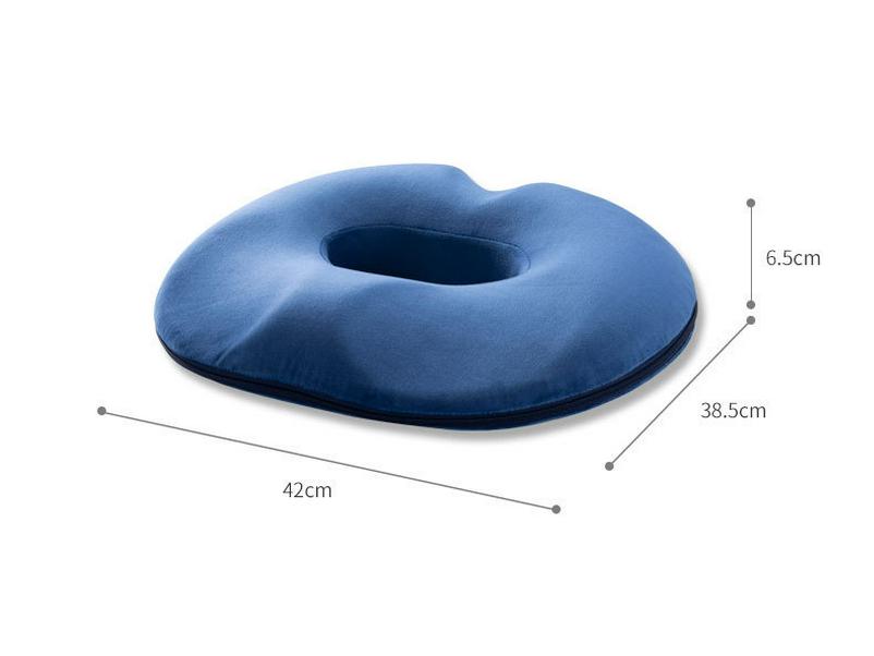 Memory Foam Hemorrhoid Relief Seat Cushion - Breathable, Thickened Pad for Office Chairs