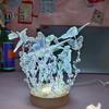 DIY Butterfly Night Light Set Ručně vyrobená LED svítící Butterfly Stolní lampa do ložnice Dárek k narozeninám pro ženy a dívky