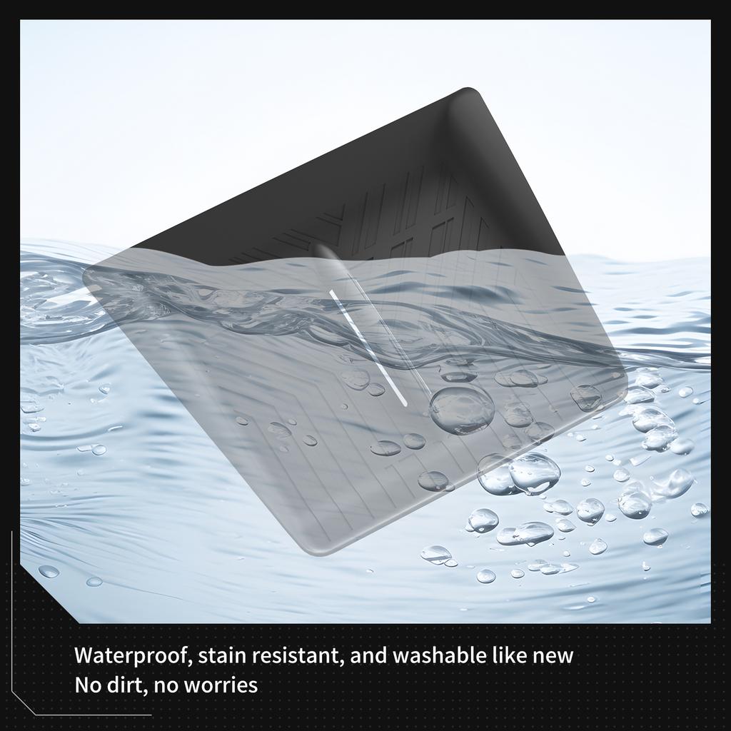 LUCKEASY for Tesla Model YL 2025 2026 Center Console Wireless Charging Anti-Slip Pad Silicone Phone Anti-Dirt Mat Accessories