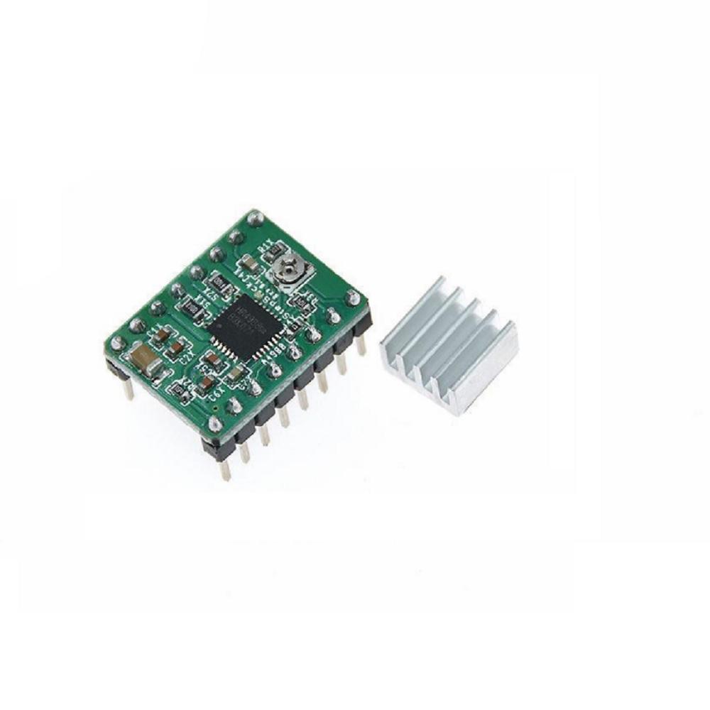 5Pcs A4988 Stepper Motor Driver Module with Heat Sink For 3D Printer Reprap