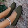 Casual Tennis Shoes For Women Women'S Solid Color Thin Soled Slip Low Cut Flat Shoes Fashionable Fabric Upper TêNis Feminino