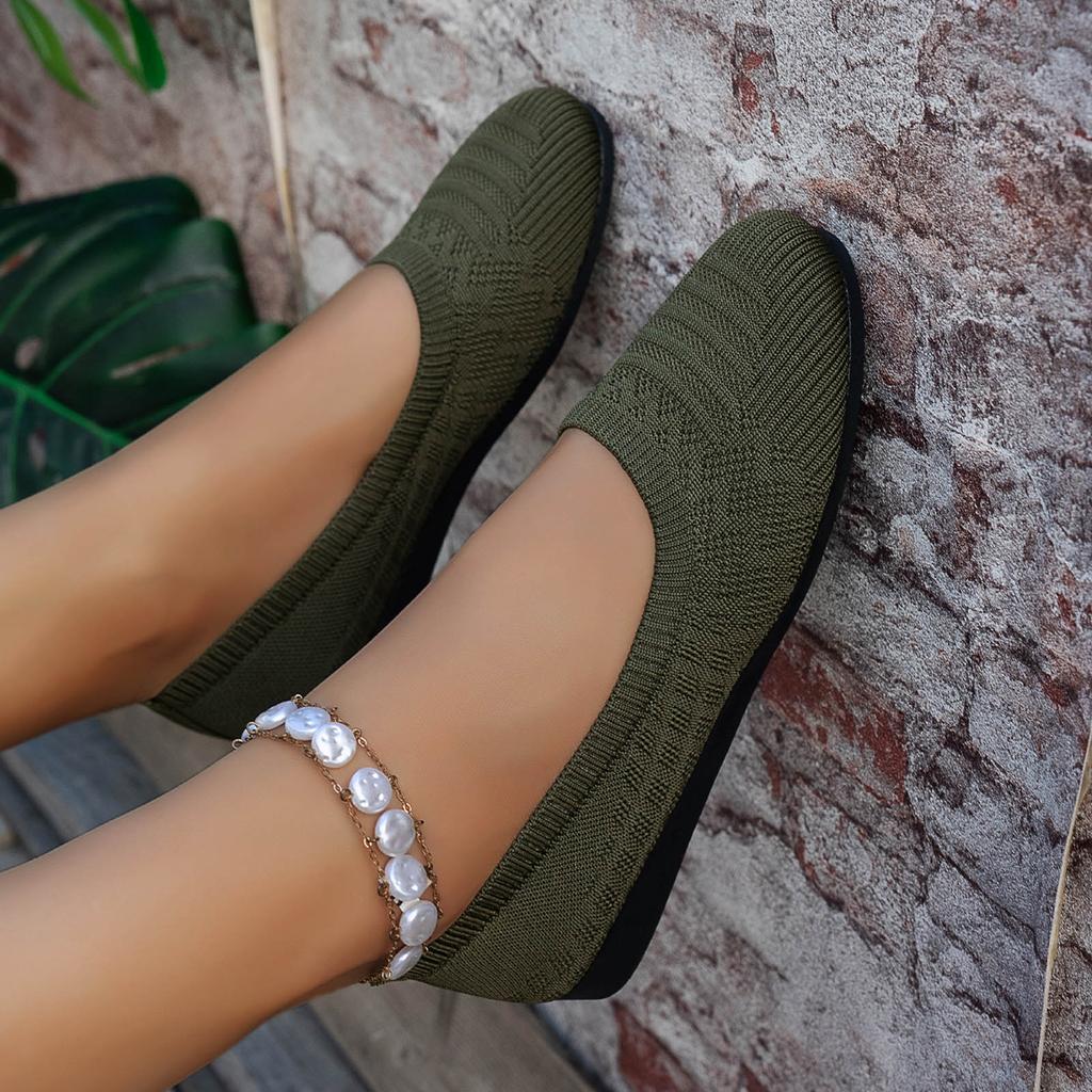Casual Tennis Shoes For Women Women'S Solid Color Thin Soled Slip Low Cut Flat Shoes Fashionable Fabric Upper TêNis Feminino