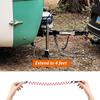 bestune Trailer Breakaway Cable Replacement - 4 Ft Brake Away Cable with Pin for Breakaway Trailer Systems