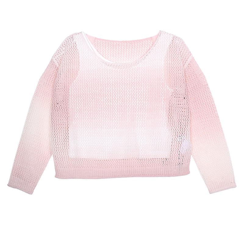Betu Women's Hollow Knit Two-Piece Top