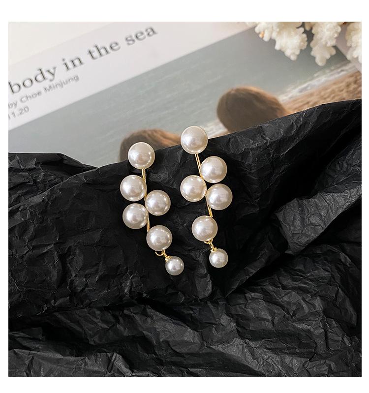 Boucles d'oreilles de luxe tendance 2024 accrocheuses pour femmes: Boucles d'oreilles à clous tendance et polyvalentes pour l'automne et l'hiver