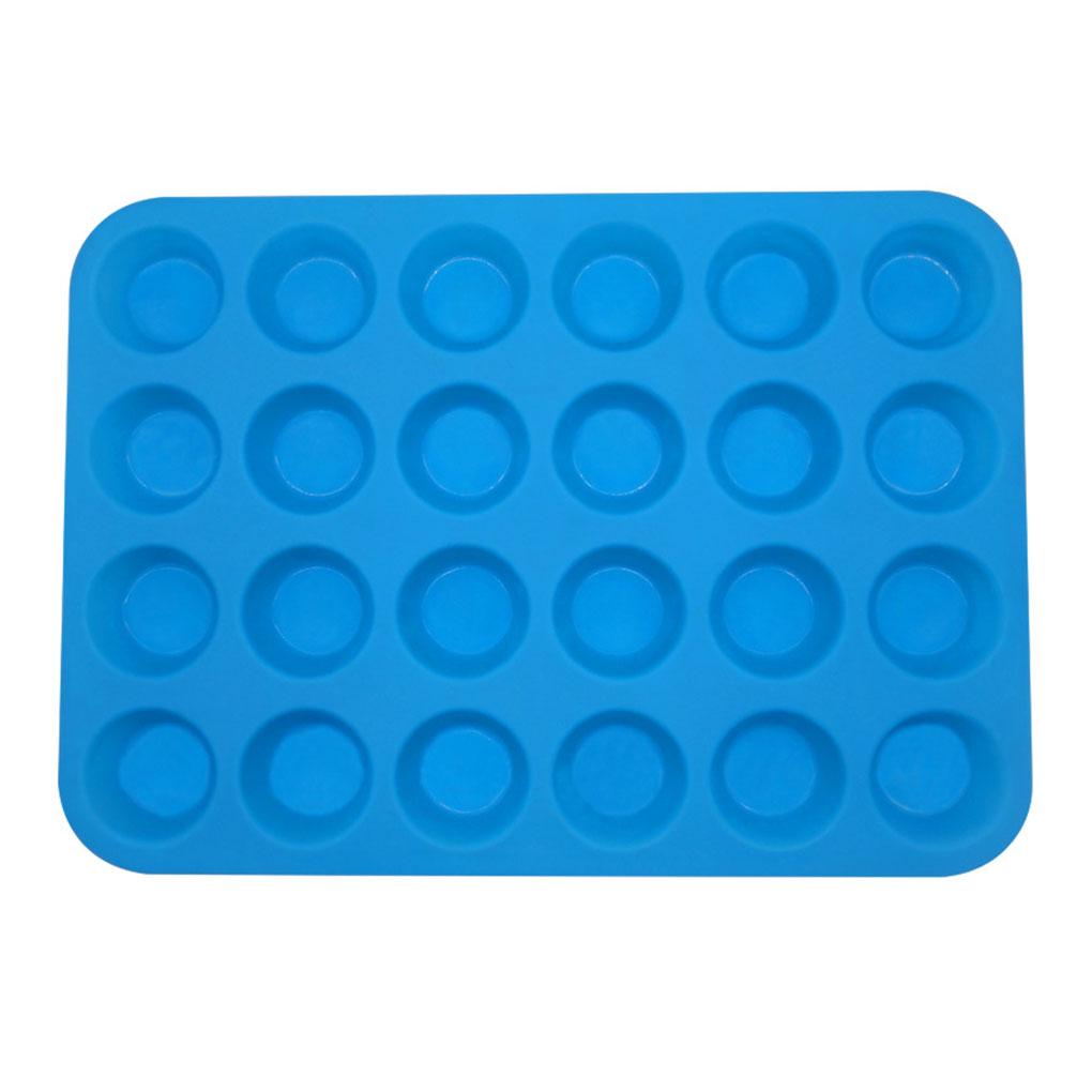 

Форма для выпечки кексов на 24 ячейки, форма для торта, шоколада, силиконовая форма, кухонная форма для выпечки