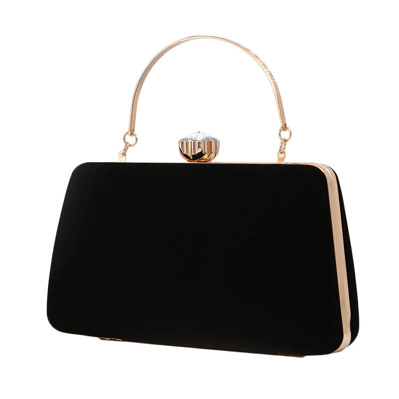 New Arrival Velvet Evening Bags Women's Retro Burgundy Handbag Birthday/wedding Party Mother's Clutch Bag Ladies Velour Purse