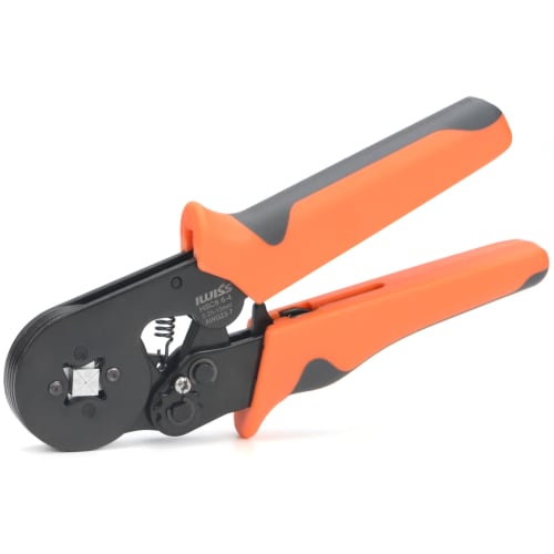 IWISS Ferrule Crimping Pliers, Crimping Tool for Wire End Sleeves, 0.25-6.0mm?, HSC8 6-4F