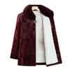 Women's Faux Mink Velvet Jacket: Versatile, Stylish Grandma-Inspired Autumn/Winter Top