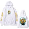 Anime Demon Slayer Agatsuma Zenitsu Graphic Hoodie Men Women Clothing Cartoon Oversized Sweatshirt Men's Hoodies