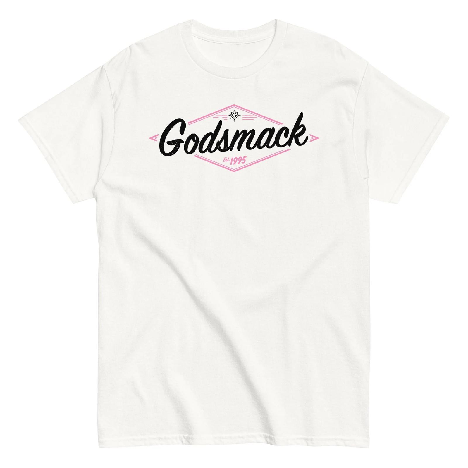 Godsmack - Black and Pink Logo T Shirt XXL