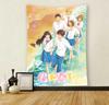 Kimi Ni Todoke 3rd Season Anime Tapestry Sawako  Kazehaya Beach Scene Wall Hanging Soft Polyester Decor for Bedroom Living Ro