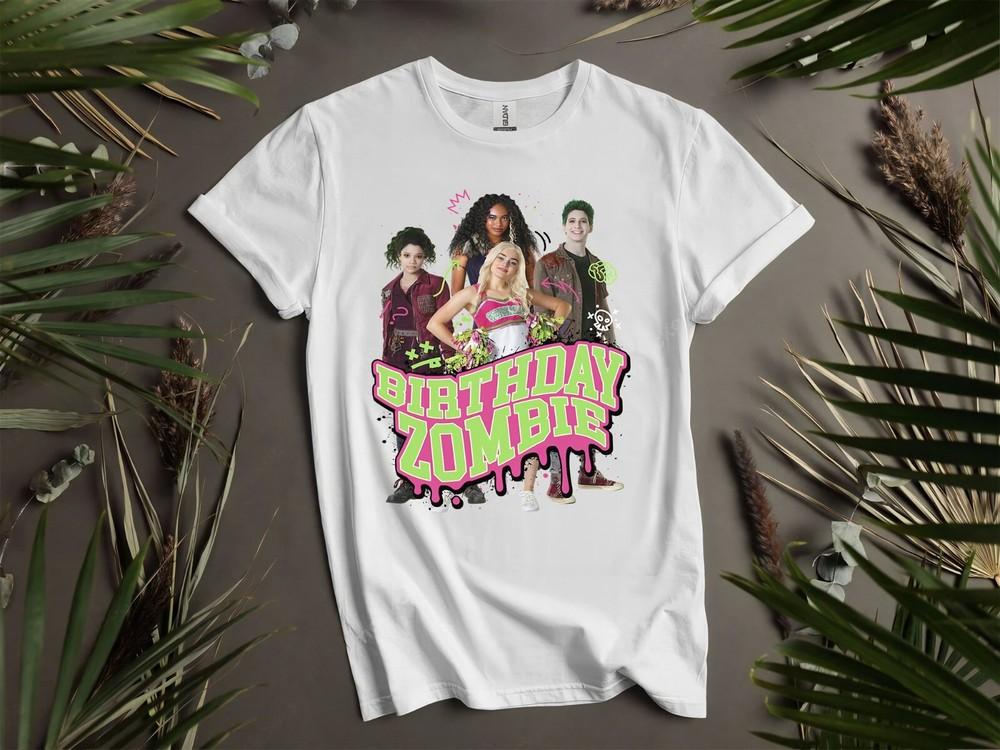 

День рождения зомби Постер зомби Толстовка футболка мужская женская унисекс AD788 3XL