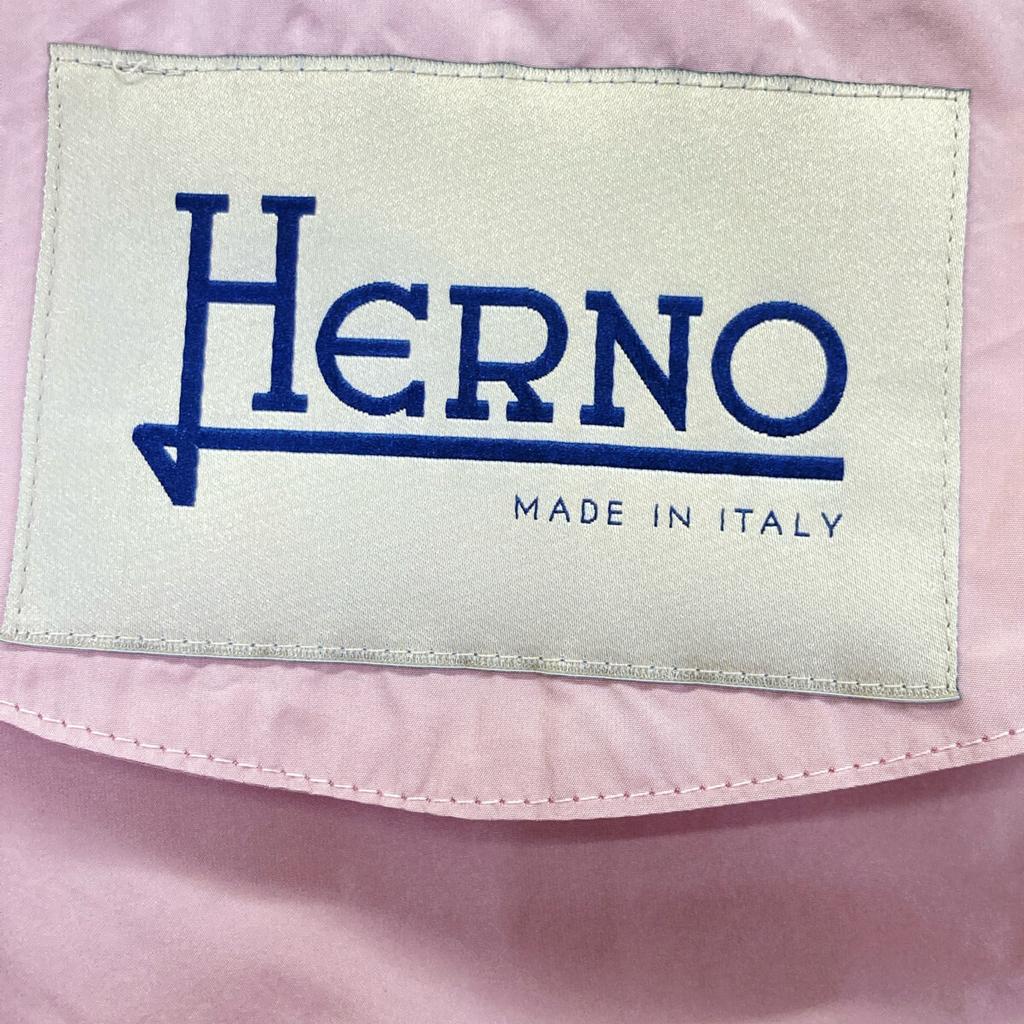 HERNO Pink GI000280D 12483Z Short Blouson Jacket 40 pinkUsed