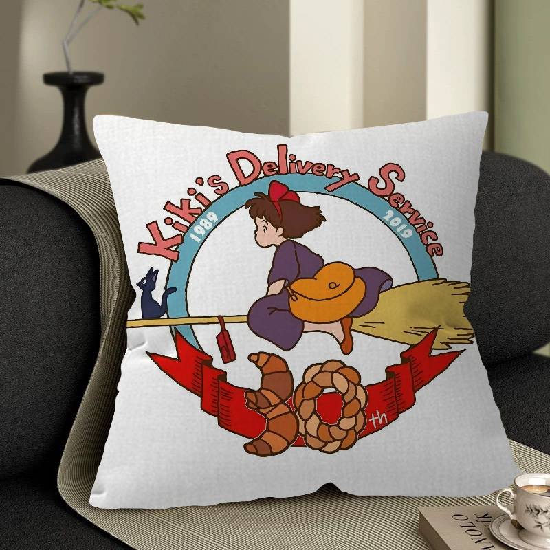 Anime KKikis DDelivery service Pillow Anime Pillow Sofa Bed Head Pillow Cover Cushion Cover x cm Fashion