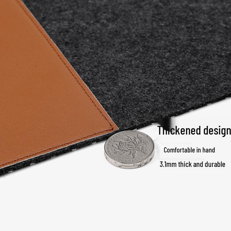 Stain-Resistant Felt Leather Extra Large Esports Gaming & Office Desk Mouse Pad