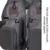 Bassdash Fishing Vest, Mesh Outdoor Top, Multifunctional Vest, Unisex, One Size Fits All (F-22 Gray)