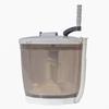 Compact Hand-Cranked Laundry System for Travel