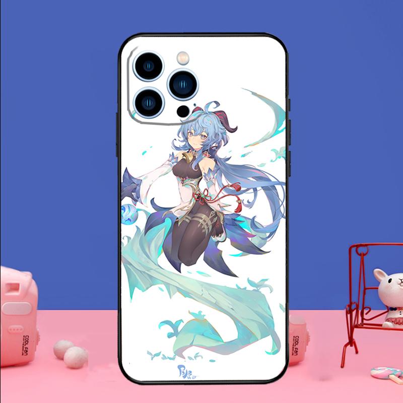 Genshin Impact GanYu Game Phone Case For iPhone 16 15 14 13 12 11 17 Pro Max Plus 12 13 mini 16e 17 Air Bumper Cover