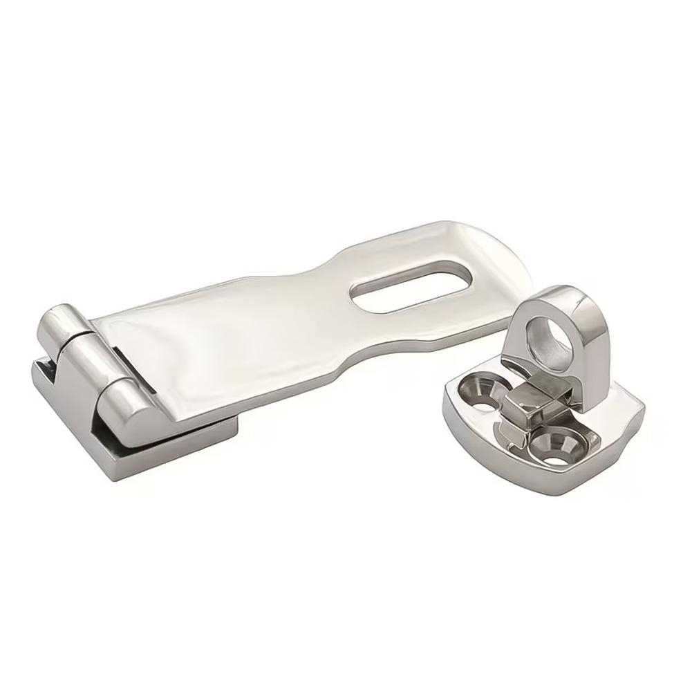 1pcs Swivel Safety Hasp Marine Grade 316 Stainless Steel Door Hasps,3 Inch Heavy Duty Swivel Safety Hasp Hardware