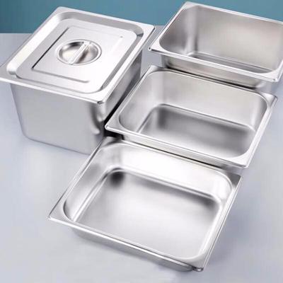 Homeglen Stainless Steel Rectangular Food Pan with Lid
