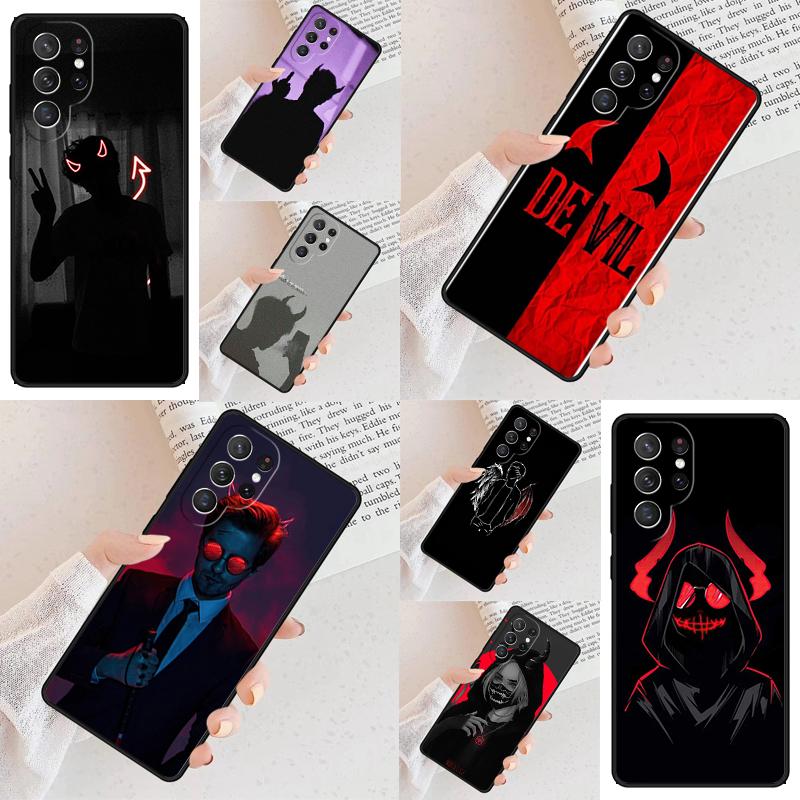 Devil Bad Boy Anime Cell Phone Case for Samsung Galaxy S26 Ultra S25 S24 S23 S22 S21 S20 Note10 Cover