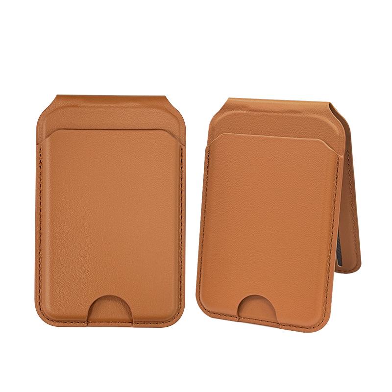 MagSafe Card Holder Case for Apple: Universal Folding Wallet with Magnetic Stand