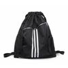 Fashionable Simple Diamond-shaped Dark Pattern Sports Yoga Backpack Outdoor Picnic Basketball Casual Drawstring Backpack