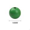 Wooden Beads, 500pcs 16mm Colourful Wood Beads Loose with Hole for crafts Jewelry DIY