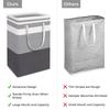 1-piece Large Laundry Basket, Waterproof, Freestanding Laundry Basket, Foldable Tall Clothes Basket with Extended Handle, Suitable