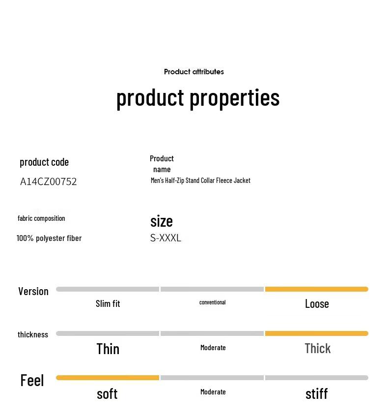 CAMEL Women's Half-Zip Stand-Collar Fleece Sweatshirt A24CZ00800