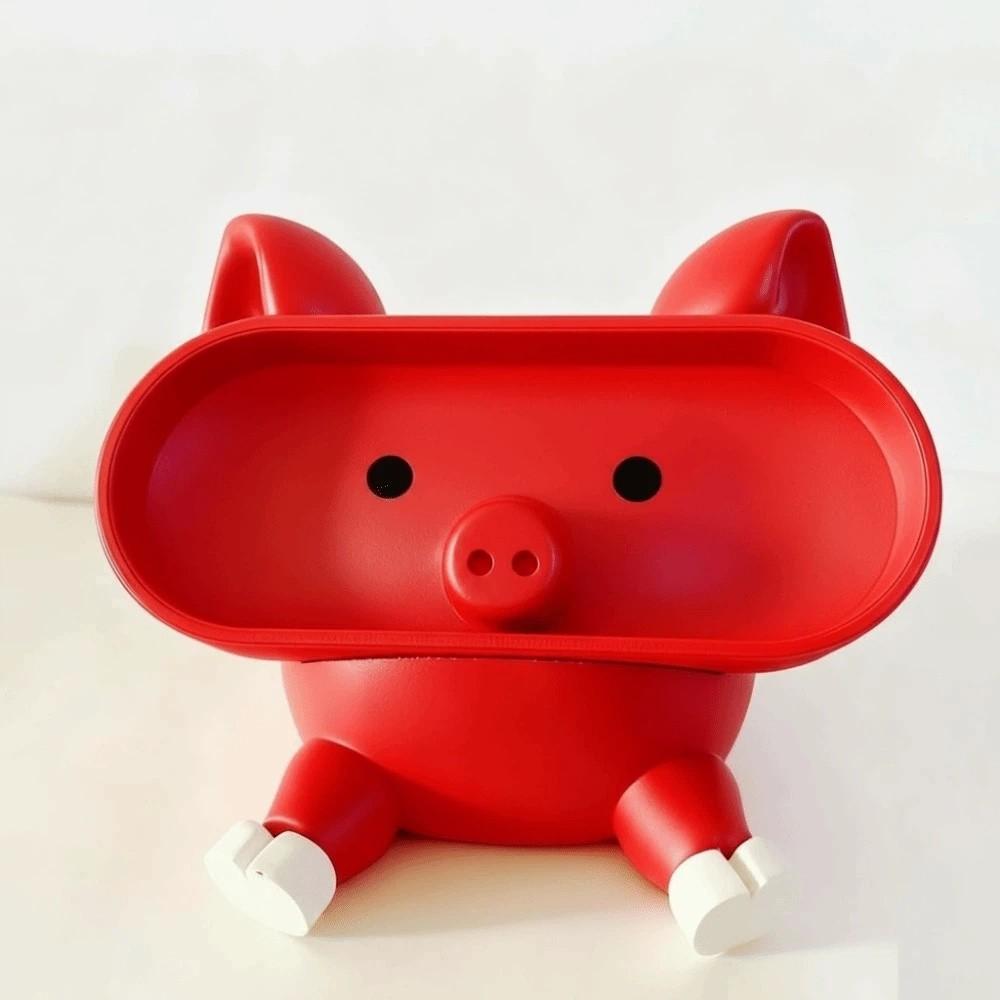 PLA Phone and Eyeglass Holder Portable Pig Stationery Storage Box  for Gifts