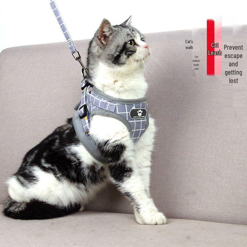 Escape-Proof Outdoor Cat Leash and Harness
