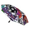 1 Pack Automatic Umbrella With Efficient Auto Open Mechanism And Wind Resistance For Outdoor Use In Graffiti Look
