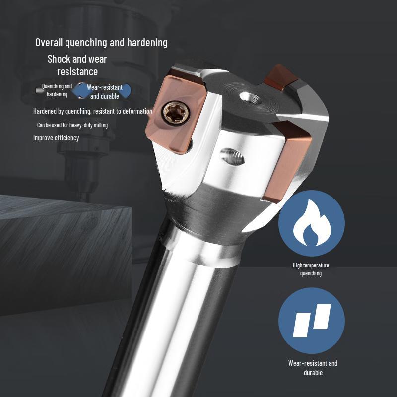 Integrated Right-Angle Turret Milling Cutter Holder