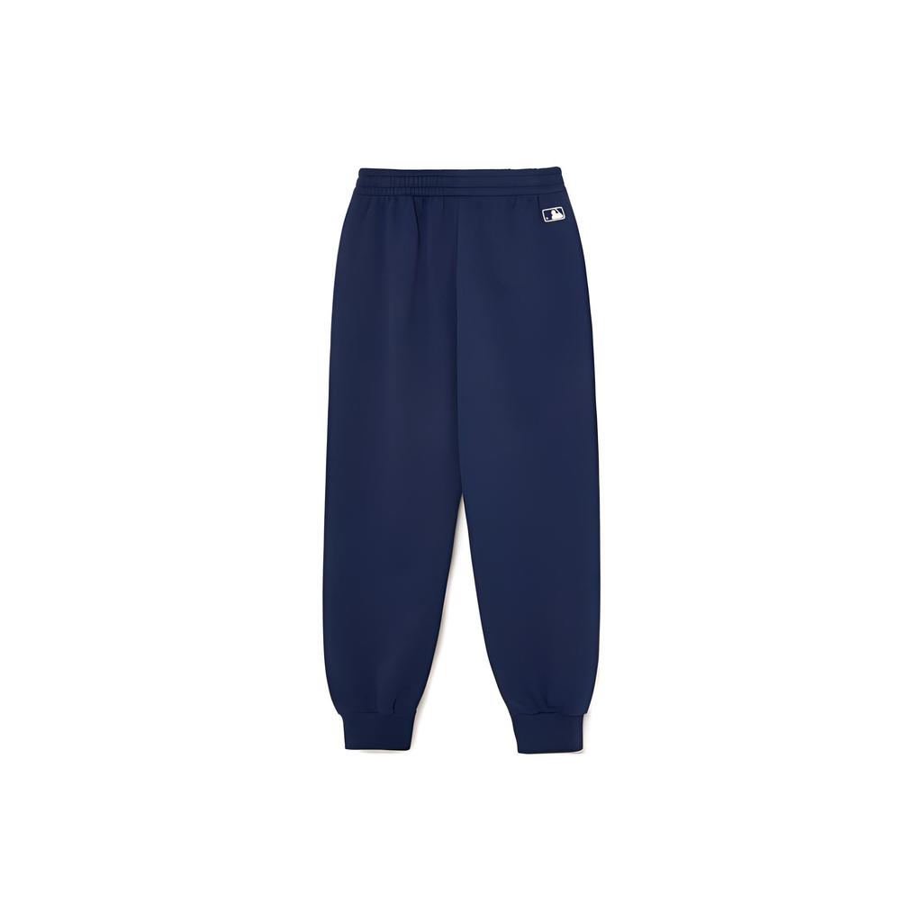New MLB Knitted Sweatpants Unisex Marine Blue 3APTB0134-09NYS
